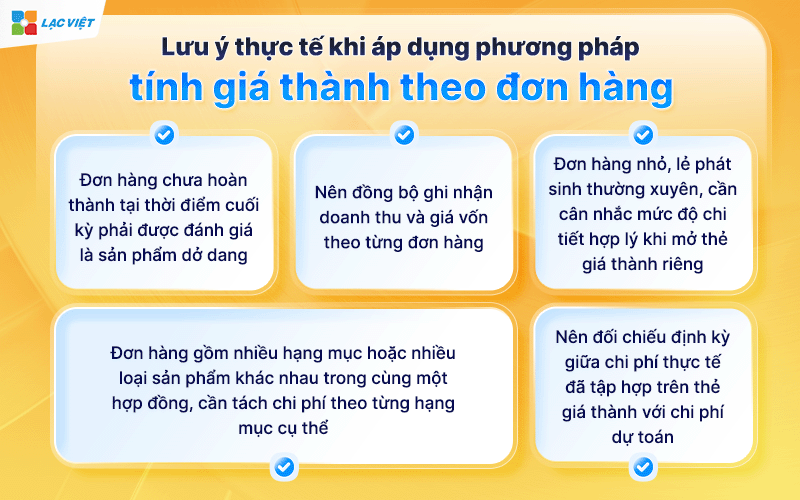 Tính giá thành theo đơn hàng 