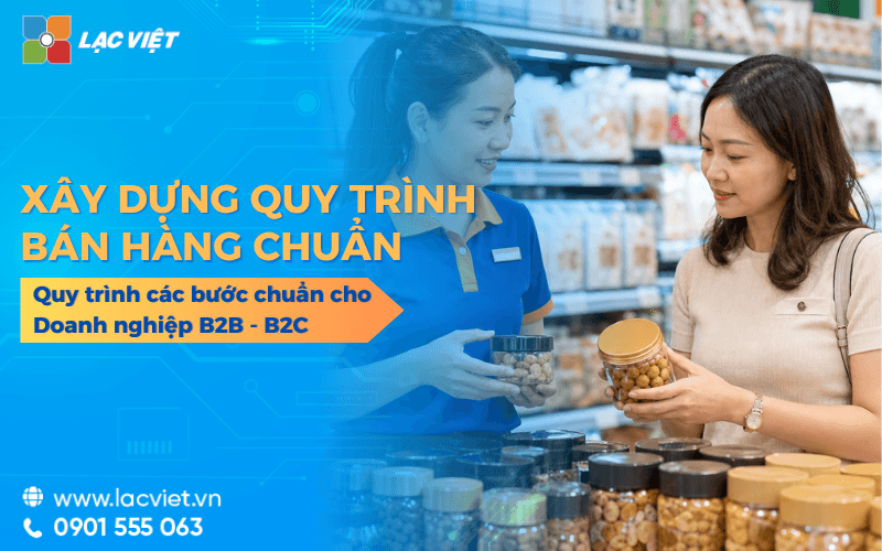 7 Bước xây dựng quy trình bán hàng chuẩn cho doanh nghiệp B2B/B2C