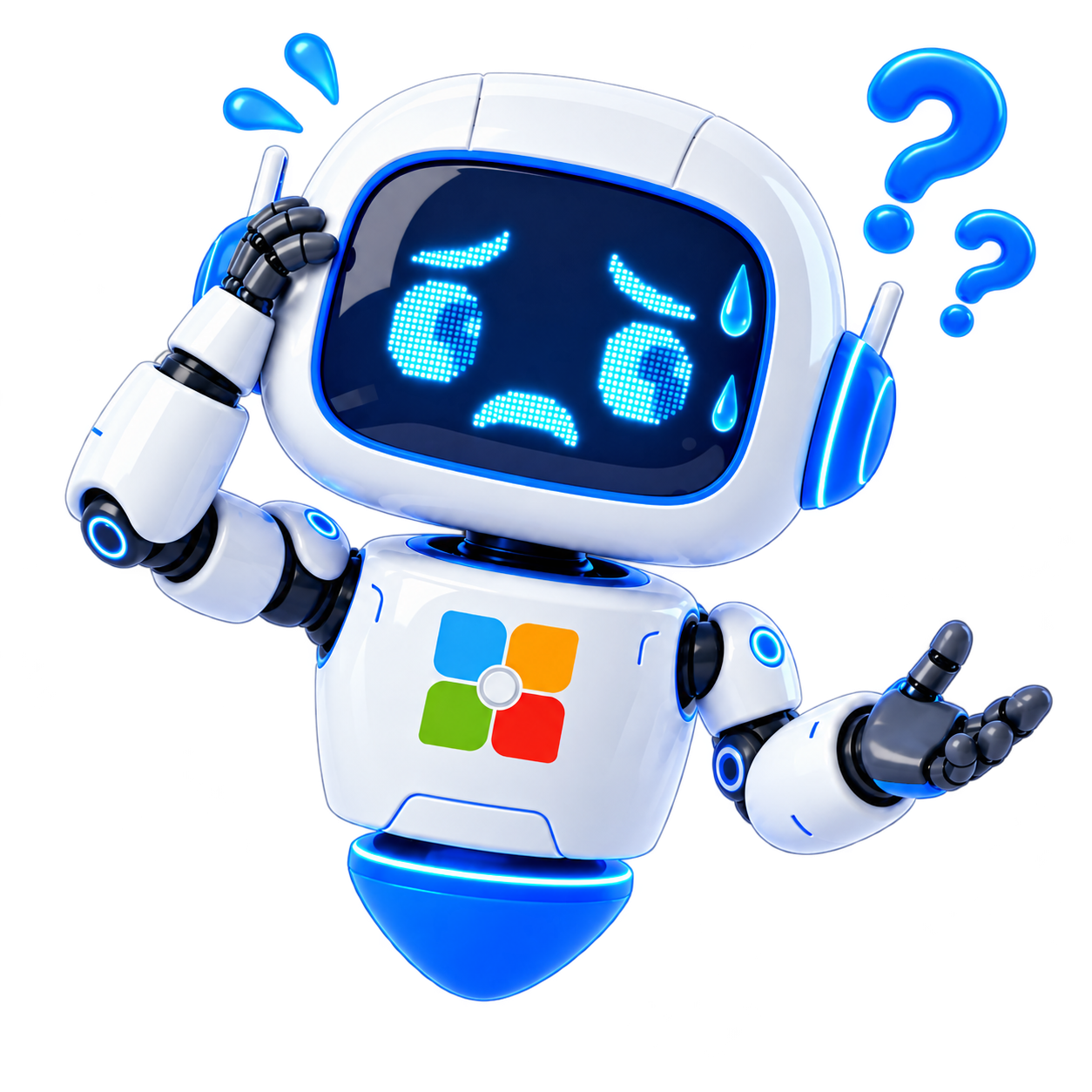 Robot bối rối trước những khó khăn khi xử lý quy trình