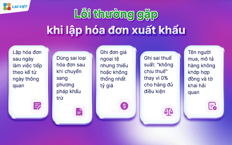 hóa đơn xuất khẩu